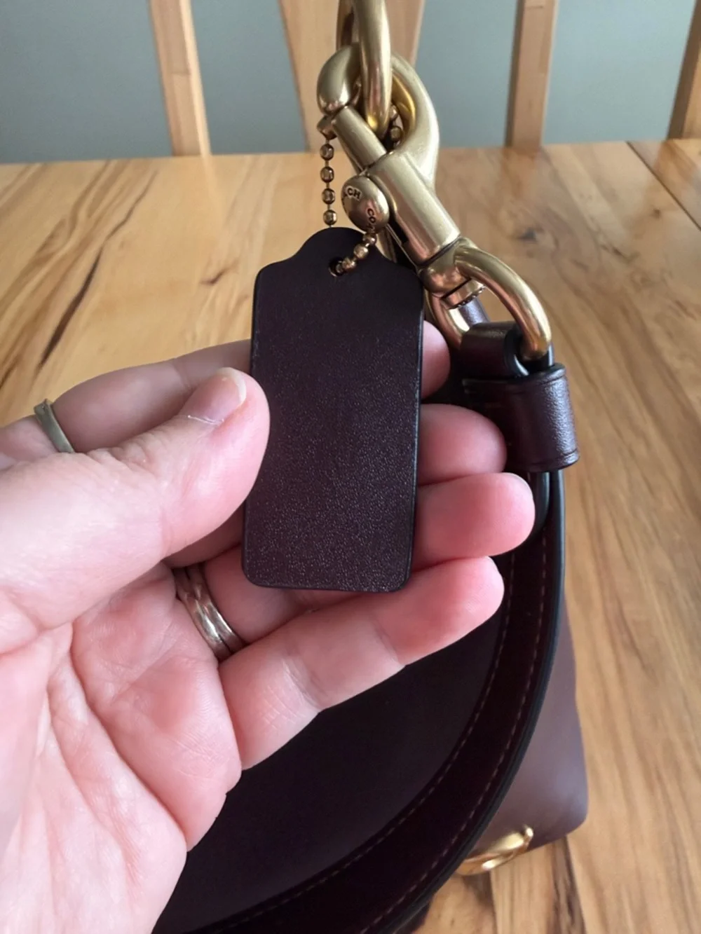 EUC Juliet Shoulder Bag in Black Currant (Dillard’s Exclusive) - Picture 8 of 11